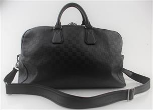 Louis Vuitton Kendall Neo Black Damier Infini Leather Weekend Travel Bag  Acceptable
